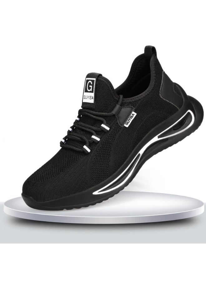 GUYISA Safety Shoes Men Work Shoes Lightweight Soft Steel Toes Sneakers Industria Safety Tennis Steel Toe Cap - Image 1