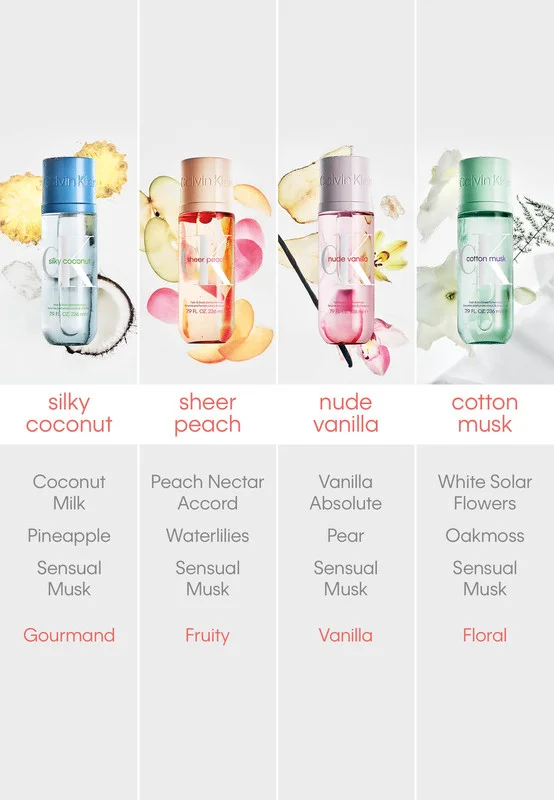 Calvin Klein  CK Silky Coconut Unisex Hair & Body Perfume Mist 236ml  | Best Price UAE