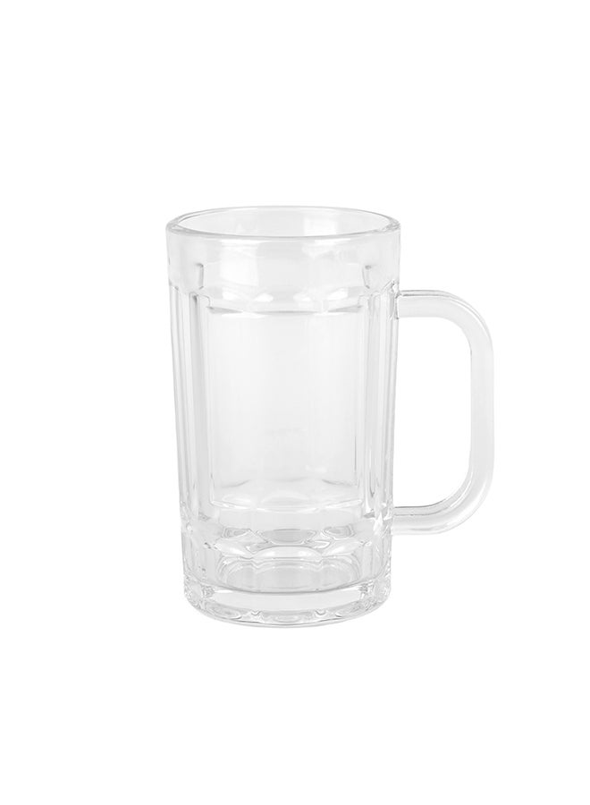 Ollieroo مجموعة من 2 أكواب بيرة سعة 340 مل، أكواب بيرة ألمانية كبيرة وواضحة مع مقبض، أكواب بيرة للتجميد، أكواب شرب البيرة - Image 5