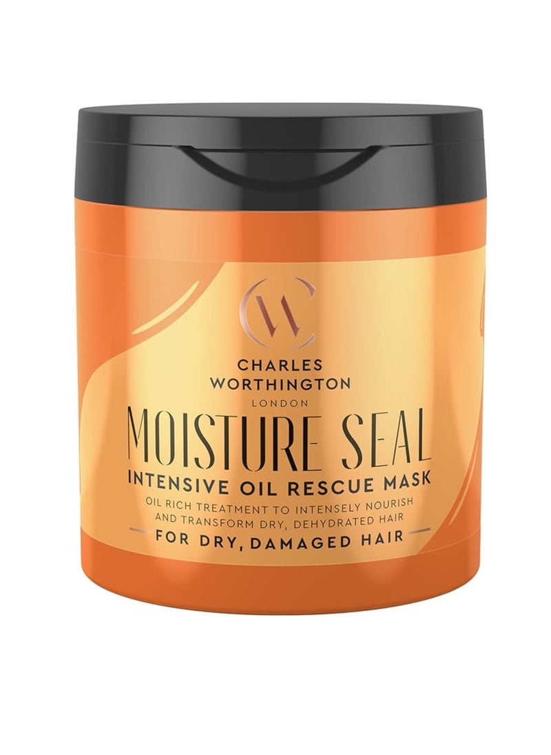 CHARLES WORTHINGTON Moisture Seal Intensive Oil Rescue Nourishing and Moisturizing Hair Masque For Dry Hair Treatment for Frizzy Hair 160 ml  - Image 1