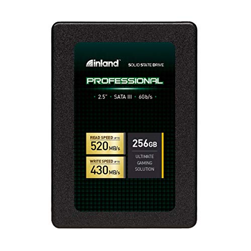 INLAND Professional 256GB SSD 3D TLC NAND SATA III 6Gb/s 2.5" 7mm Internal Solid State Drive (256GB) - Image 1