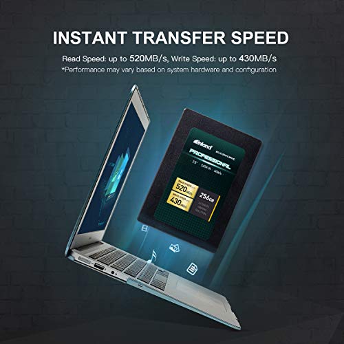 INLAND Professional 256GB SSD 3D TLC NAND SATA III 6Gb/s 2.5" 7mm Internal Solid State Drive (256GB) - Image 3