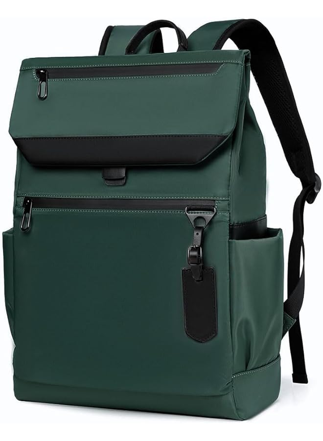 iCozzier Laptop Backpack With Usb Charging Port Water Resistant Laptop Rucksack Backpack For Men Women Fits 14.1 Inch Laptop School Bag  - Image 1