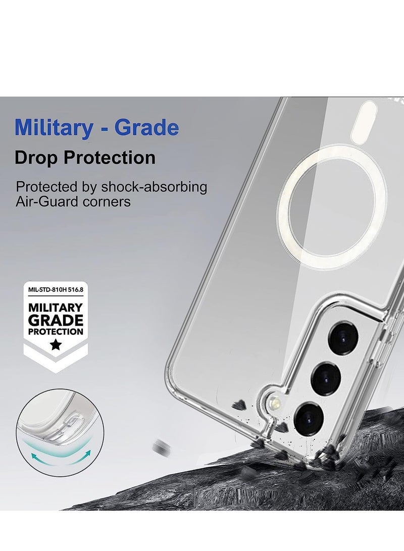 ELTRAZONE Magnetic Clear TPU Case for Samsung S24 Plus - Slim, Shockproof, Wireless Charging Compatible, Elegant Protection - Image 5