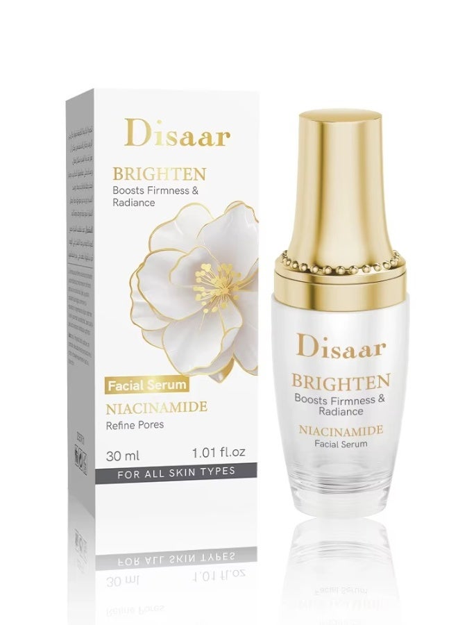 Disaar Brighten Niacinamide Face Serum Boosts Firmness And Radiance Brightening Anti Aging Hydrating Skin Care Serum For Smooth Youthful Glowing Skin - Image 1