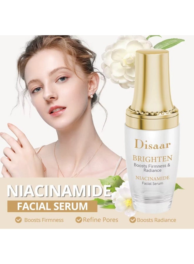 Disaar Brighten Niacinamide Face Serum Boosts Firmness And Radiance Brightening Anti Aging Hydrating Skin Care Serum For Smooth Youthful Glowing Skin - Image 3