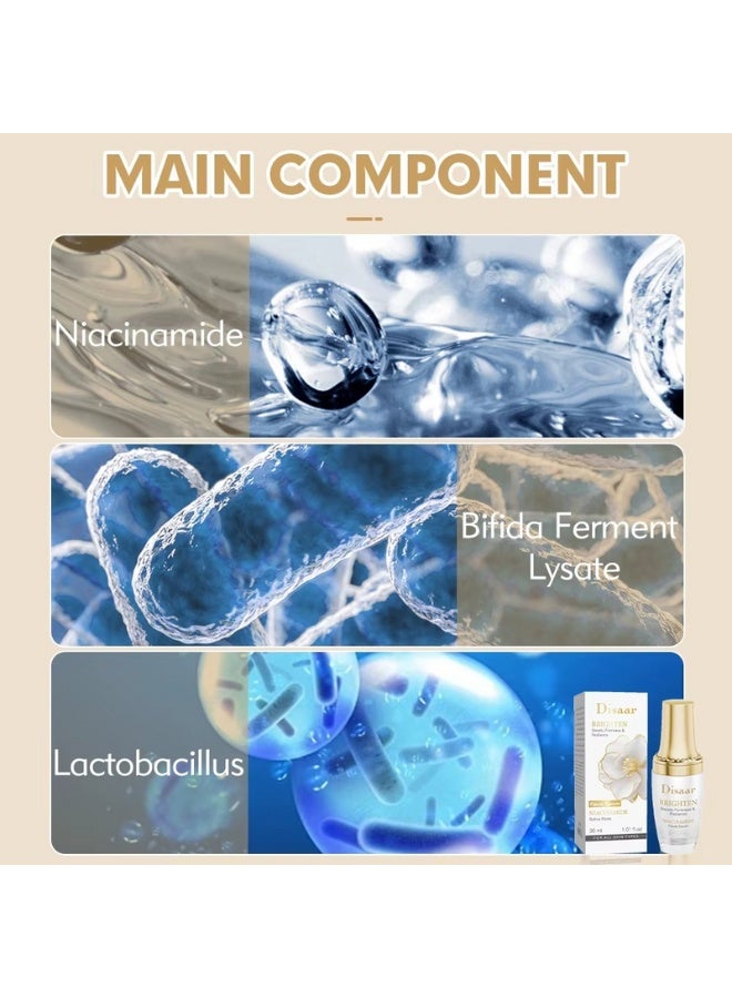 Disaar Brighten Niacinamide Face Serum Boosts Firmness And Radiance Brightening Anti Aging Hydrating Skin Care Serum For Smooth Youthful Glowing Skin - Image 5