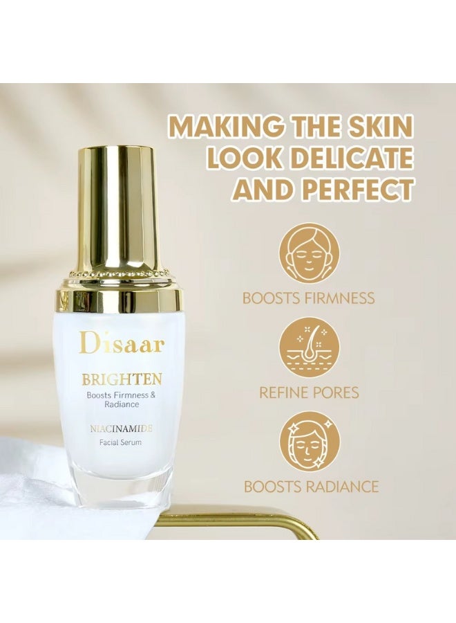 Disaar Brighten Niacinamide Face Serum Boosts Firmness And Radiance Brightening Anti Aging Hydrating Skin Care Serum For Smooth Youthful Glowing Skin - Image 4