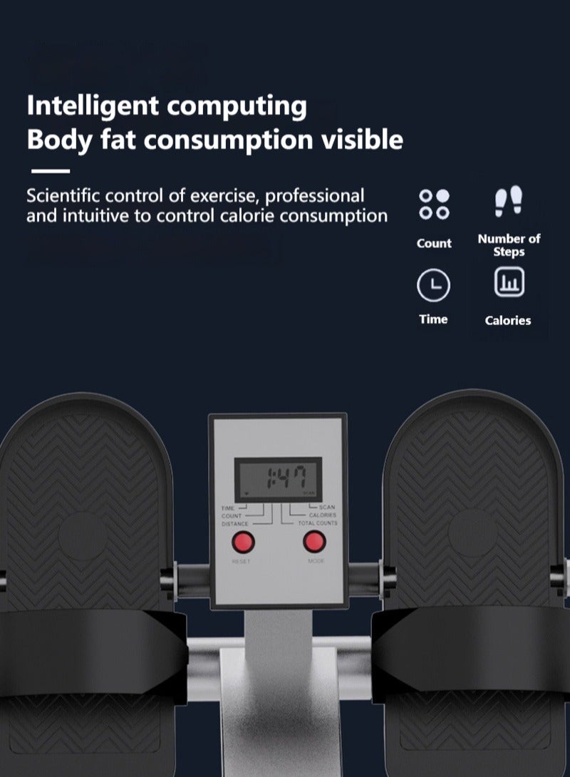 إي تي جي جهاز اللياقة البدنية المنزلي، جهاز تجديف منزلي صغير، جهاز تجديف هيدروليكي مقاوم للرياح، تخزين قابل للطي 100*25*63 سم - Image 4