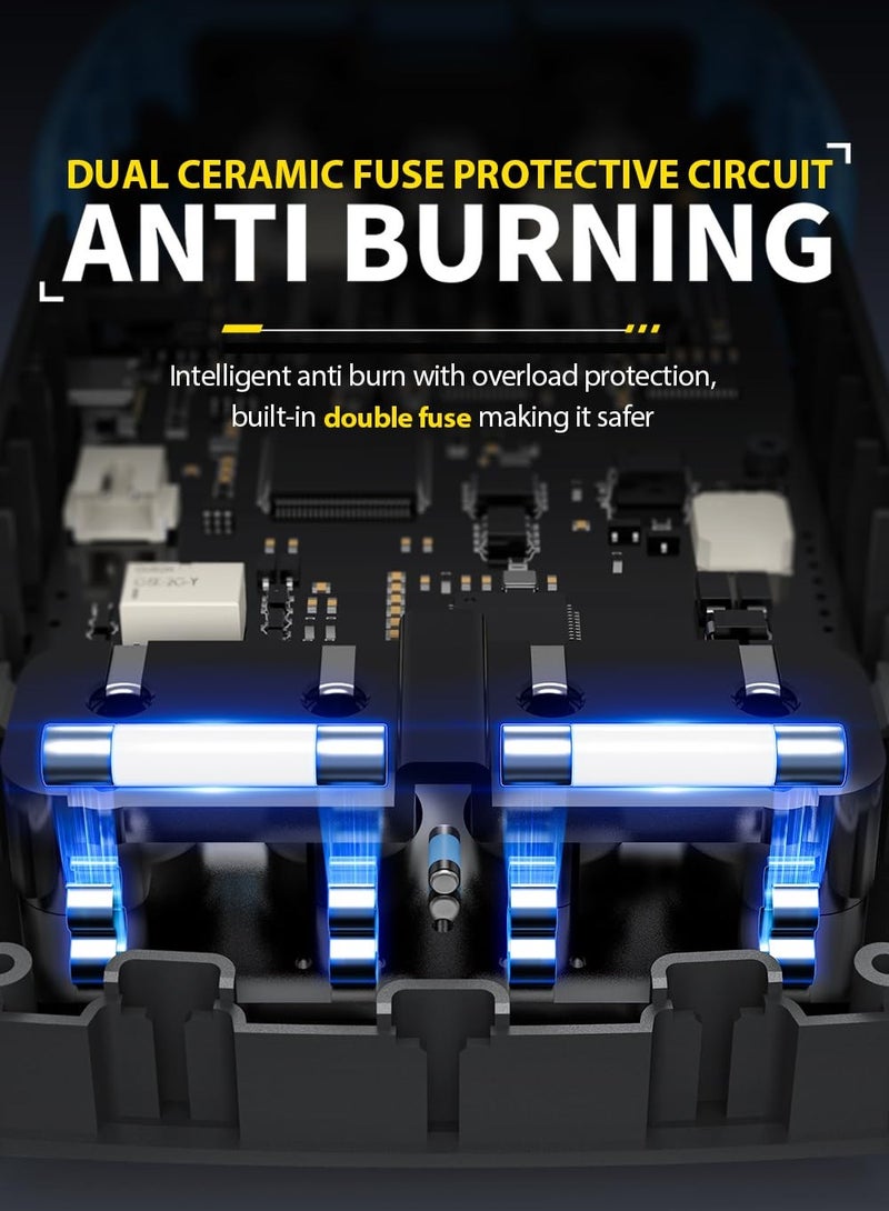 شو وو جهاز قياس متعددة الوظائف 3 في 1، مذبذب رقمي، مقياس ترددات 50 ميغاهرتز، معدل أخذ عينات 250 مللي ثانية، 20000 قراءة RMS مع مجسَين لاختبار الجهد، التيار، المكثف، المقاومات، والديودات. - Image 3