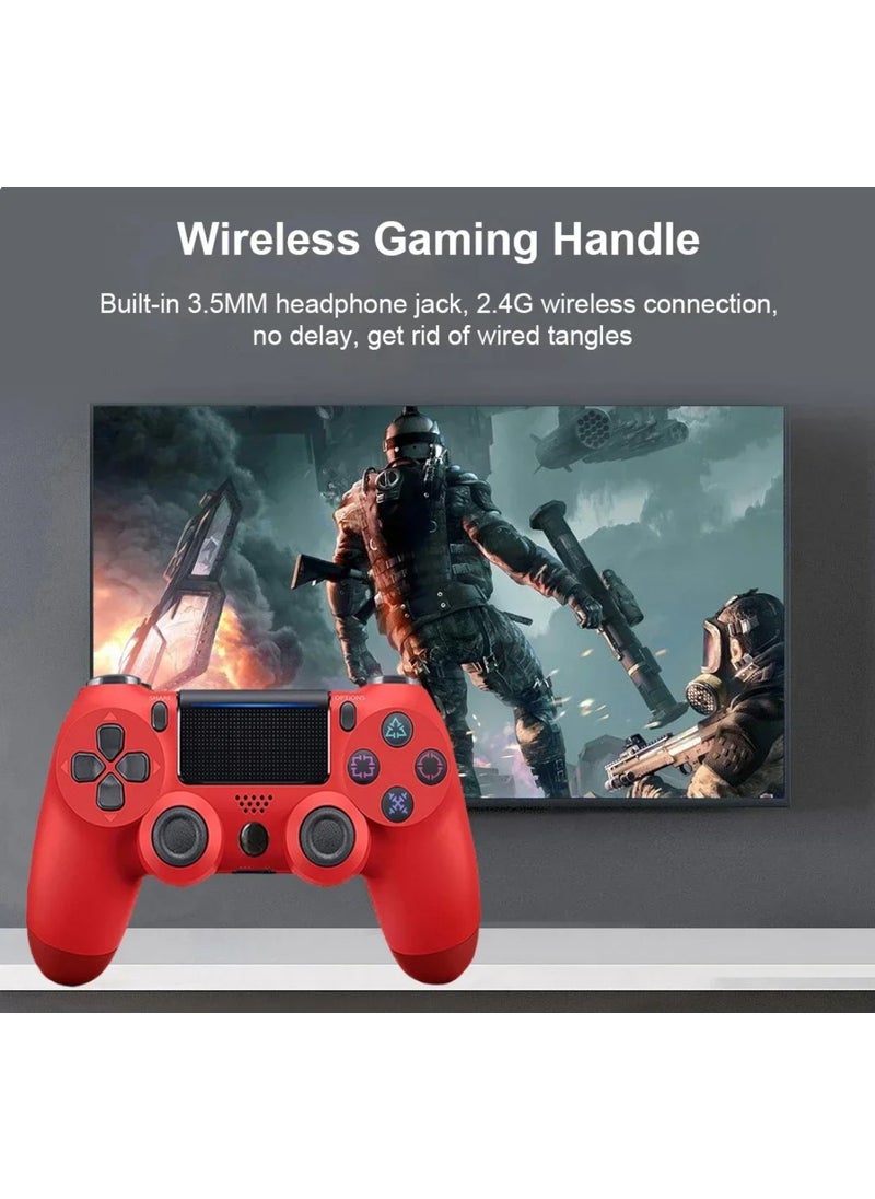 Qasul - Dualshock V2 Wireless Vibrating New Generation Game Controller for PS4 and PC - Image 1