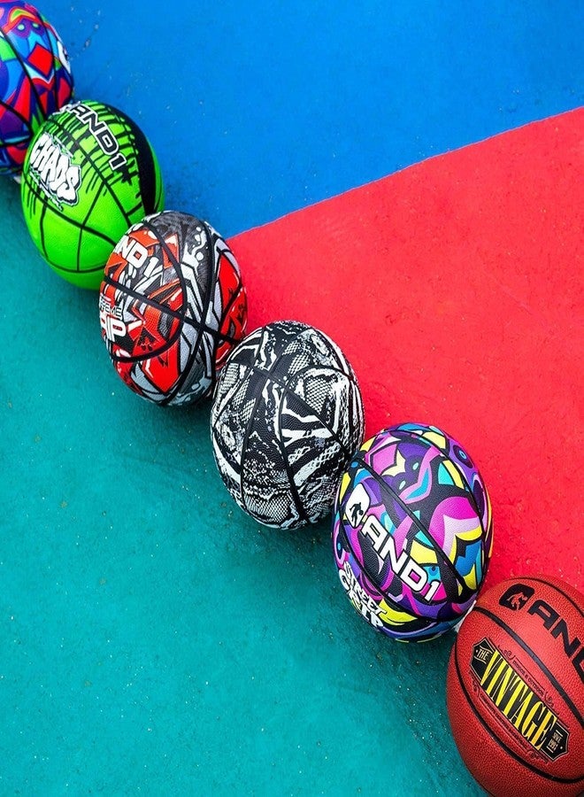 AND1 The Legend Rubber Basketball - 29.5 Official Size Streetball - Sold Deflated (Pump NOT Included), Size 7 - Image 5