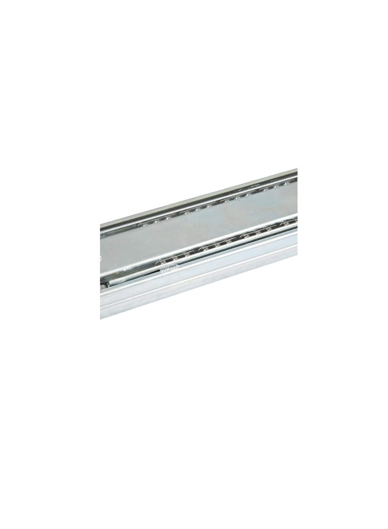 Robustline Drawer Slides | Side Mounted | Soft Closing | Silver | 18 inch | 2 Pieces - Image 3