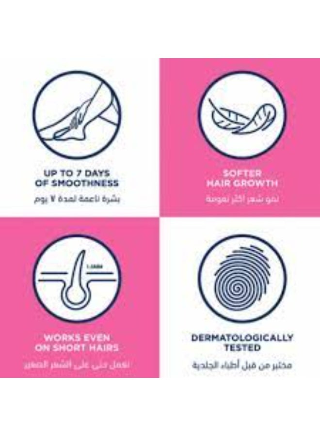 Veet Hair Removal Wax Stripes For Visage Face Peaux Sensibles Sensitive Skin + Veet Hair Removal For Bikini & Underarm Sensitive Skin