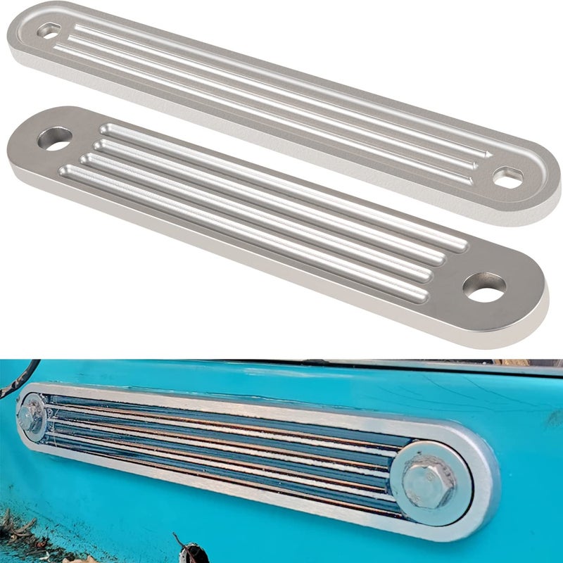 Camoo Tsp-1 & Tsp-2Dp Transom Support Plate Kit For Top Bolt Holes Standard And Lower Bolt Holes Standard (12"" X 2"" & 15"" X 2"") 3/8"" Thickness Cast Aluminum 2 Pack - Image 1