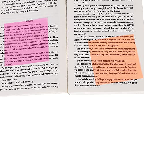 Worison 400 Sheets 8 Pads Transparent Sticky Notes,3 x 3 inch Colorful Clear Plastic Sticky Notes 8 Bright Color - Image 3