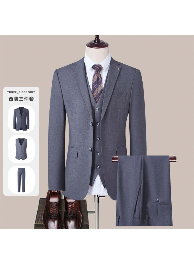 Tucano Men's Suit  All-season Hormone-structured Business Casual Wedding Formal Attire Set - Southwest Style - Image 2