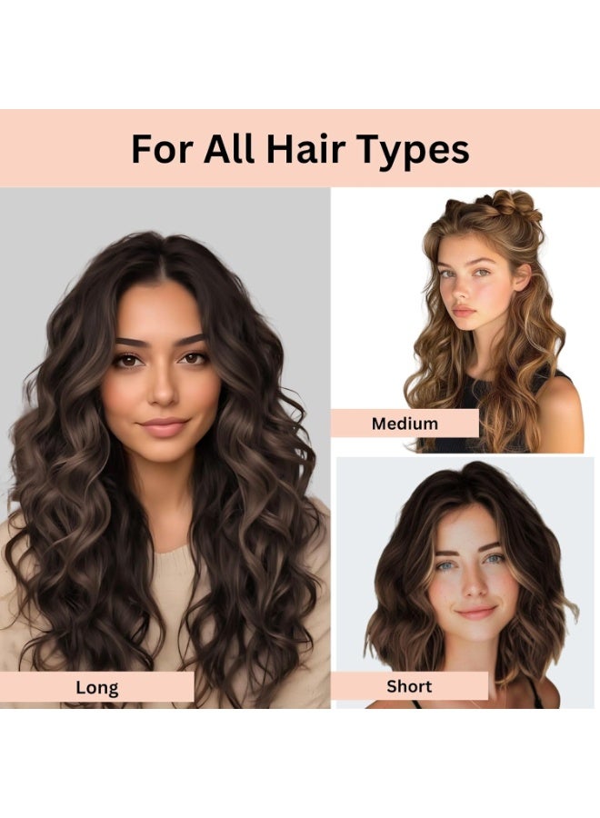 ELAUR Satin Heatless Curling Set-Hair Rollers for Heatless Curls | Overnight Heatless Hair Curlers to Sleep in | Curling Rod Headband for Short & Long Hair | Hair Wrap Curler - Image 4