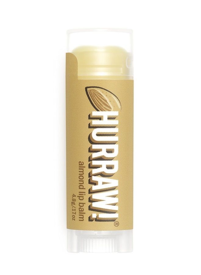 Hurraw! بلسم الشفاه هوررا! باللوز: عضوي، معتمد كفيجن، خالي من القسوة والغلوتين. غير معدل وراثيًا، مكونات طبيعية 100%. خالي من شمع النحل، الشيا، الصويا والنخيل. مصنوع في الولايات المتحدة الأمريكية. - Image 1