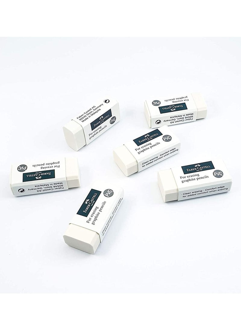 FABER-CASTELL 16-Piece PVC Free Eraser Set  - Image 2