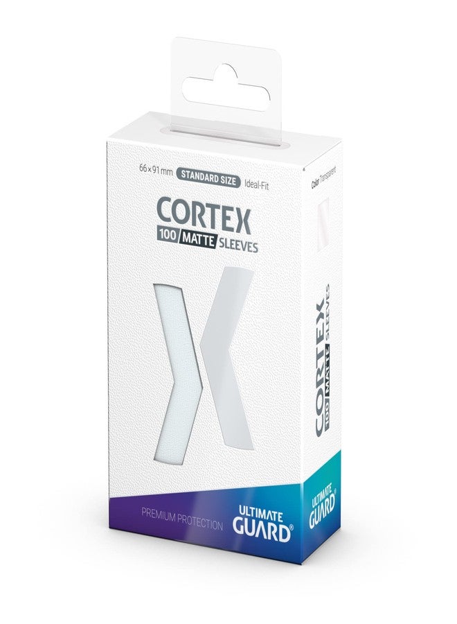 Ultimate Guard Cortex Outer Card Sleeves, 100 Standard Size TCG Sleeves, 66 x 91mm, Transparent Back, Matte Finish, No PVC & Acid-Free, High Clarity - Image 3