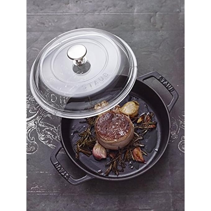 ستوب مقلاة من الحديد الزهر باللون الأسود 361 × 28 × 126 سم - Image 3