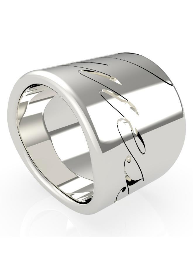 جس خاتم بشريط محفور عليه شعار