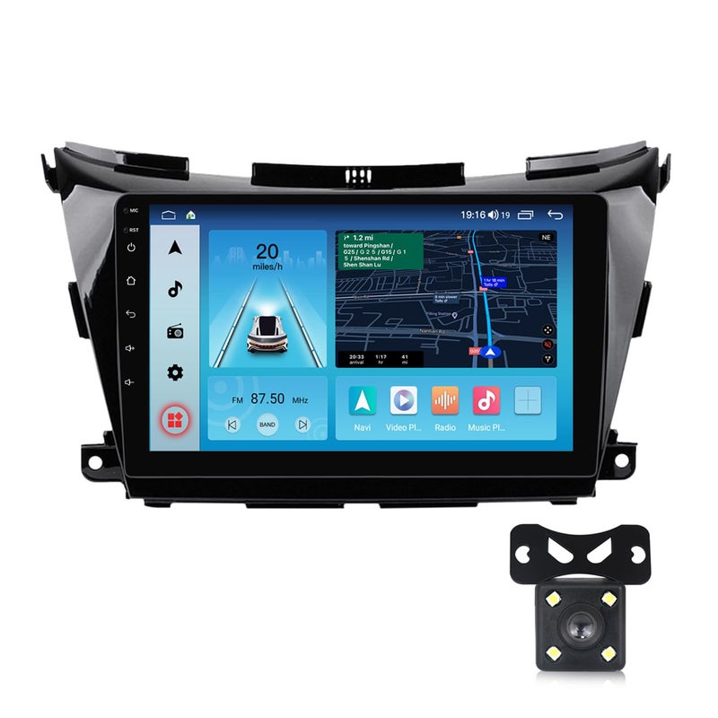Generic FELLOSTAR Car Stereo for 2014-2020 Nissan Murano Z51 Radio Replacement with Carplay & Android Auto 8-Core 4+64G Head Unit 10 Inches QLED Touch Screen BT/GPS/SWC/AM/FM/5G  - Image 1