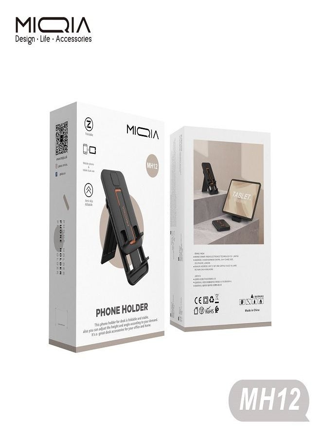 MIQIA Foldable Phone & Pad Holder Black  - Image 4