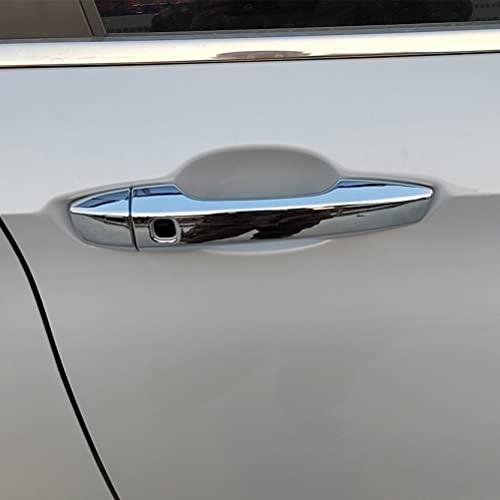 CYAuto Carbon Fiber Chrome Exterior Door Handle Cover Trims for Mitsubishi Outlander 2022 2023 2024 Eclipse Cross (Carbon Fiber Style) - Image 5