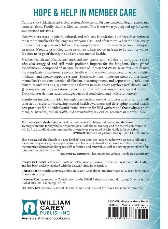 Missionaries, Mental Health, and Accountability: Support Systems in Churches and Agencies  - Image 2