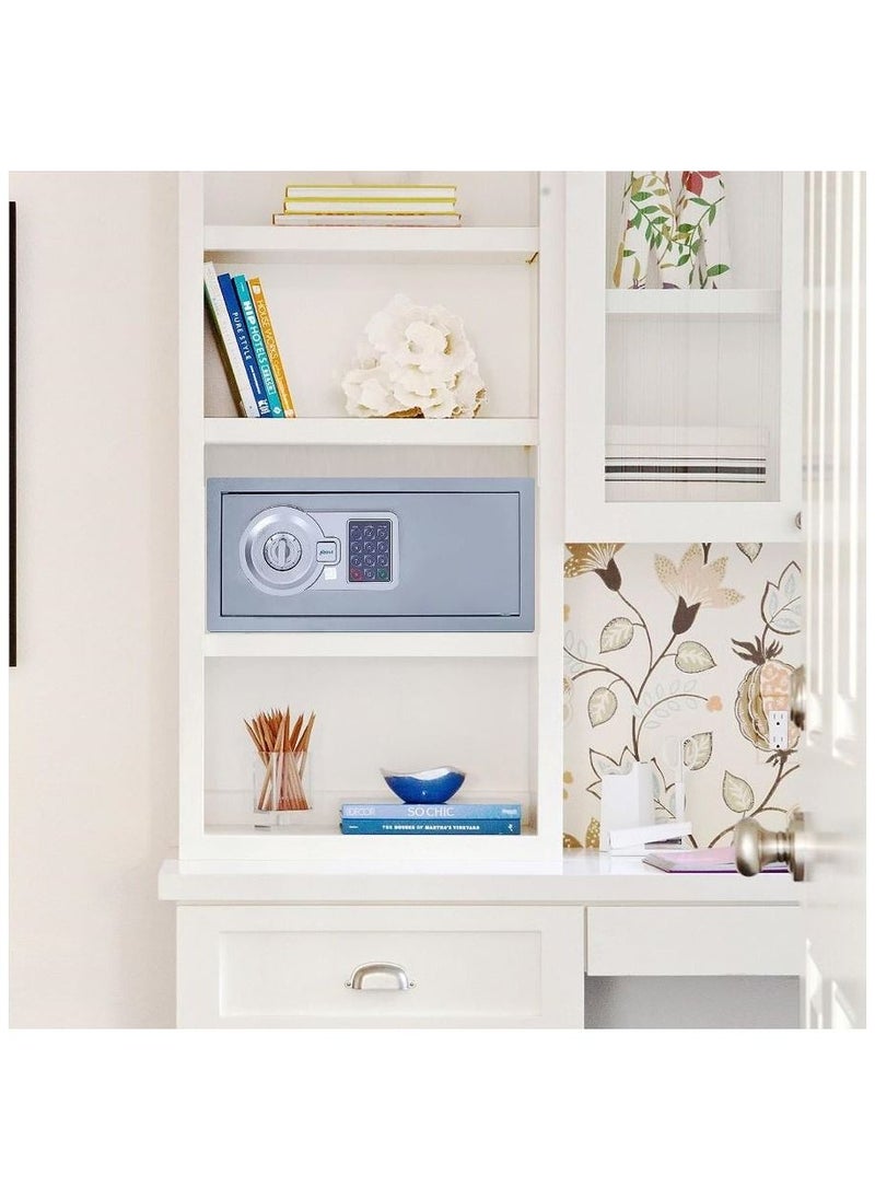 Ozone Agate Laptop Grey Safe Locker for Home | Offices | Retail | User PIN Code Access & Key | By Ozone India  - Image 1