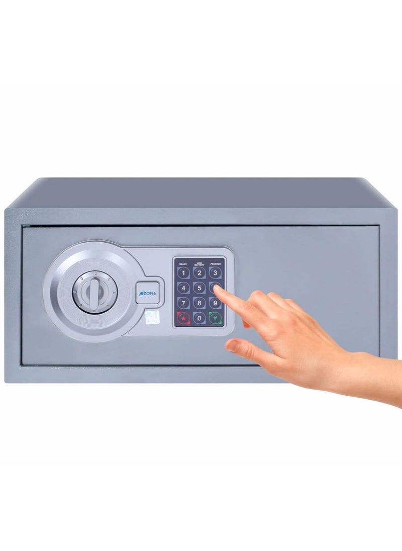 Ozone Agate Laptop Grey Safe Locker for Home | Offices | Retail | User PIN Code Access & Key | By Ozone India  - Image 4