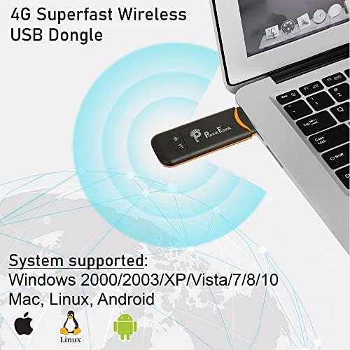 PunnkFunnk 4G LTE WiFi USB Band Dongle Stick with All SIM Network Support | 4G Data Card with up to 150Mbps Data Speed, Fast 4G Dongle, SIM Adapter Included (Black) - Image 5