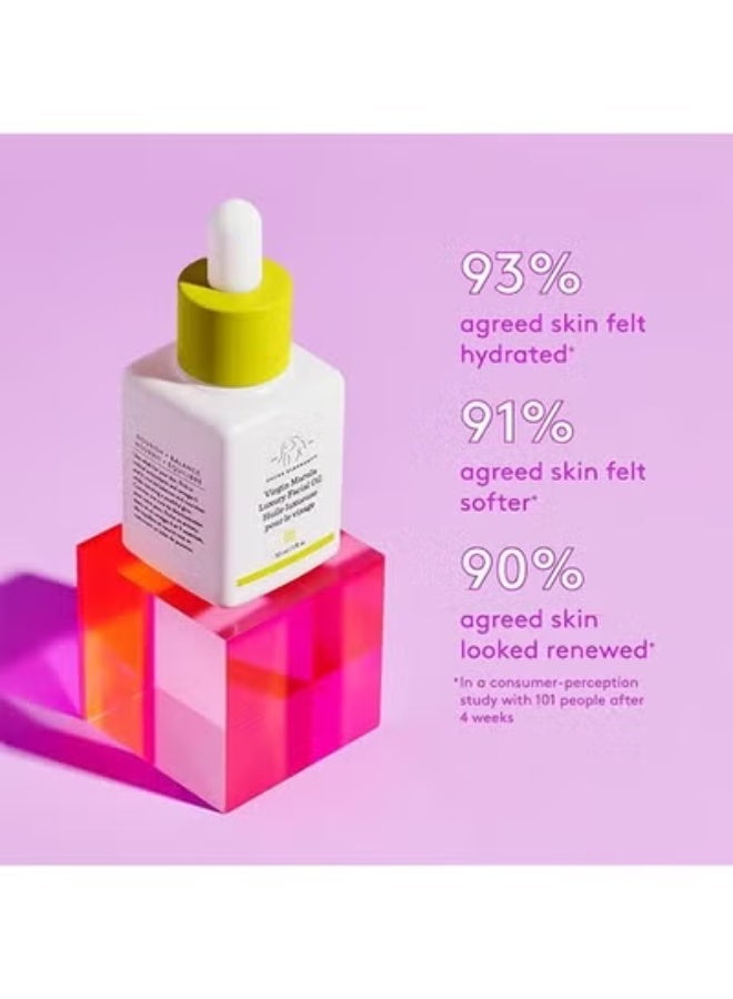 Drunk Elephant Virgin Marula Luxury Facial Oil - Gluten-Free and Vegan Anti-Aging Skin Care and Face Moisturizer 30ml - Image 2