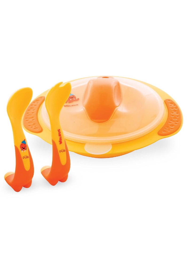Pur Walrus Mealtime Set Yellow - Image 2