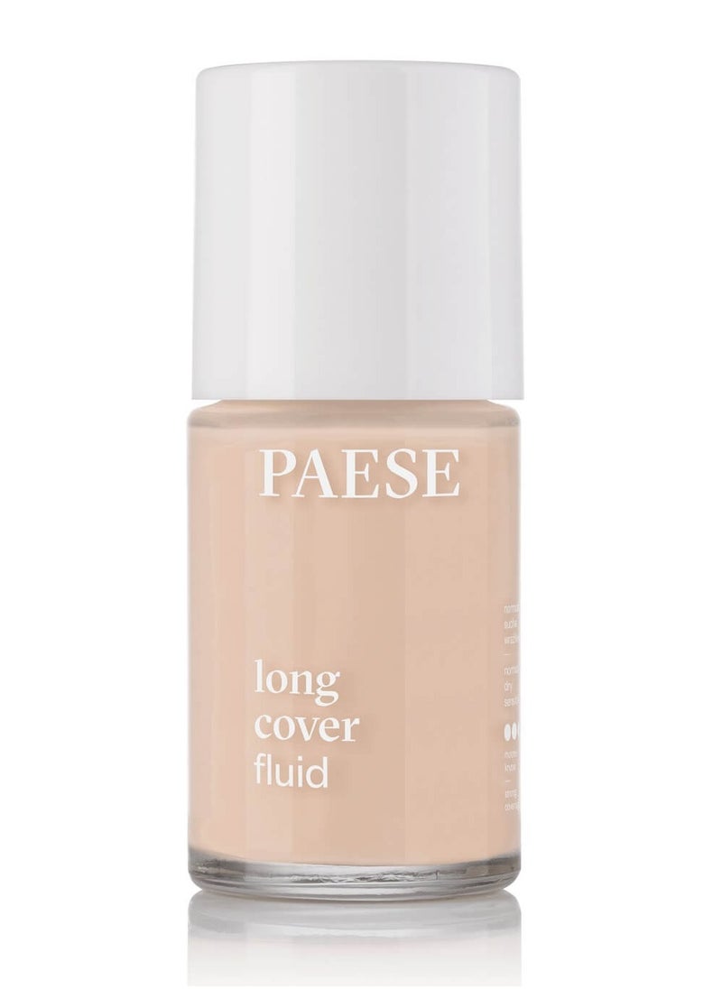 Paese - Liquid Foundation, Long Cover Fluid 01 Light Beige - Image 1