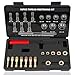 Aikyciu 15Piece Metric Thread Chaser Set M6 M8 M10 M12 Thread Restorer Tool Rethreading Repair Kit with Taps Dies and Files - Image 2