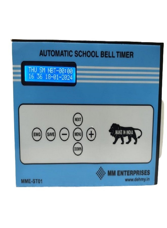 MME Dehmy biggest Latest Automatic School Bell Timer System with 12 inches Gong Bell - Image 2