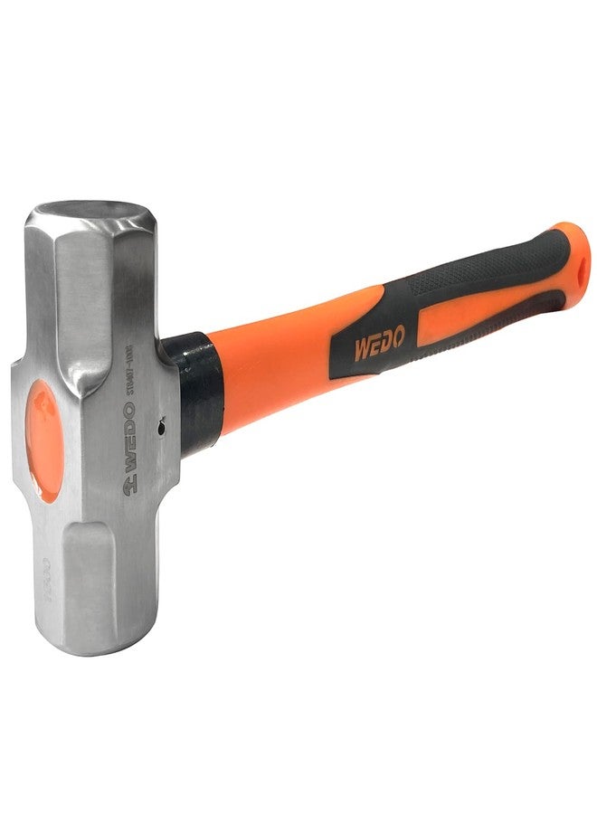 WEDO Sledge Hammer,1lb Stainless Steel Crack Hammer With Fiberglass Handle,Length 310mm,Shock-resistant,Corrosion Resistant Drilling Hammer - Image 1