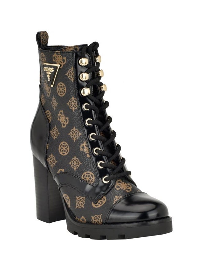 GUESS Women's Neadyn Ankle Boot, Black Multi, 9 - Image 1