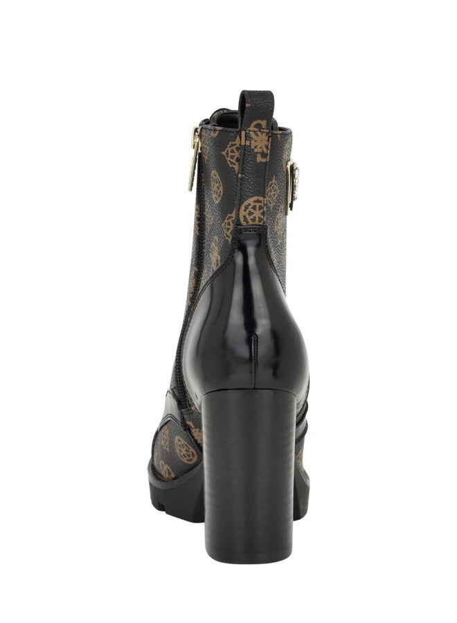 GUESS Women's Neadyn Ankle Boot, Black Multi, 9 - Image 5