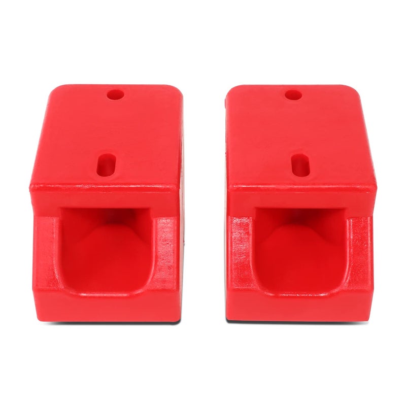 J2 Engineering 254 Rear Extended Shock Bump Stops Compatible with 0717 Wrangler 18 Wrangler JK J2LKJKCOILRRD