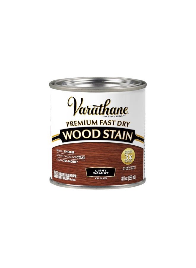 VARATHANE ® Premium Fast Dry Wood Stain 262034 Light Walnut - Image 1