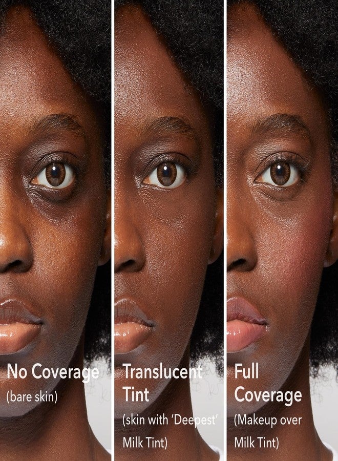 Beekman 1802 Milk Tint Face Primer SPF 43, Deepest - Oxybenzone Free - 1 oz - Tinted Mineral SPF, Makeup Primer & Moisturizer - Blends Seamlessly - Good for Sensitive Skin - Cruelty Free - Image 4