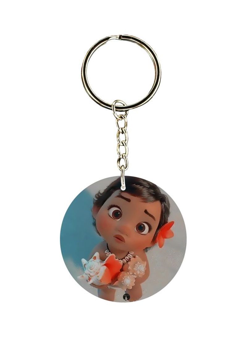 Princess Moana Printed Keychain