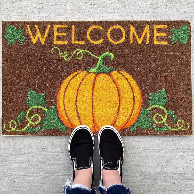 woobles Halloween Doorma,Halloween Decor Door Mat, Front Door Decorative Blanket Anti-Slip Bottom Indoor Outdoor Carpet - Image 3
