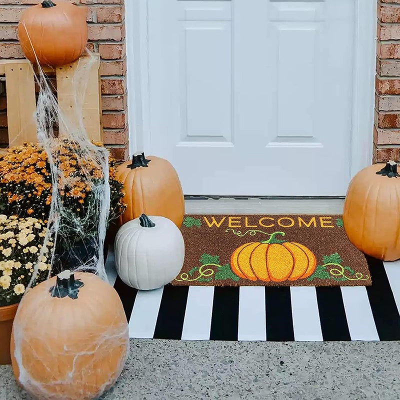 woobles Halloween Doorma,Halloween Decor Door Mat, Front Door Decorative Blanket Anti-Slip Bottom Indoor Outdoor Carpet - Image 5