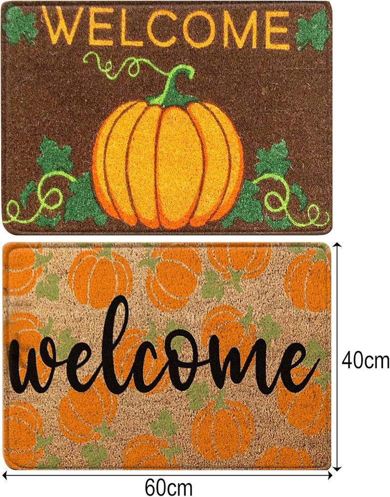 woobles Halloween Doorma,Halloween Decor Door Mat, Front Door Decorative Blanket Anti-Slip Bottom Indoor Outdoor Carpet - Image 4