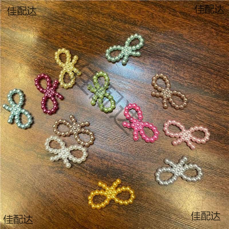 Bow Accessories Handmade Diy Accessories Imitation Pearl Patch For Dolls - Image 3
